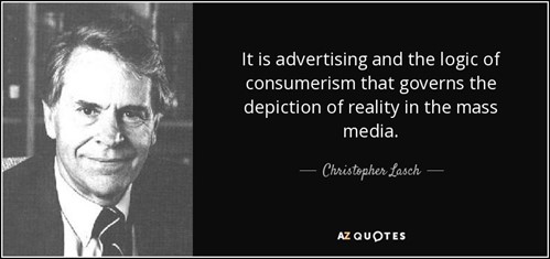 Advertising -and -the -logic -of -consumerism -that -governs -the -depiction -of -reality