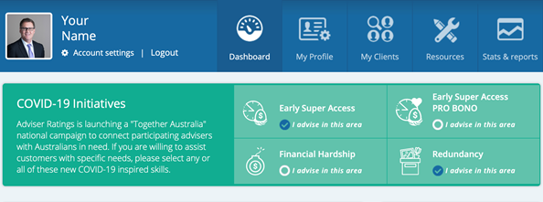 Adviser Ratings announces new skill sets for advisers to help pandemic advice